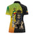 Personalized Ethiopia National Day Women Polo Shirt Lion Of Judah African Pattern