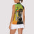 Personalized Ethiopia National Day Women Sleeveless Polo Shirt Lion Of Judah African Pattern