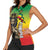 Personalized Ethiopia National Day Women Sleeveless Polo Shirt Lion Of Judah African Pattern