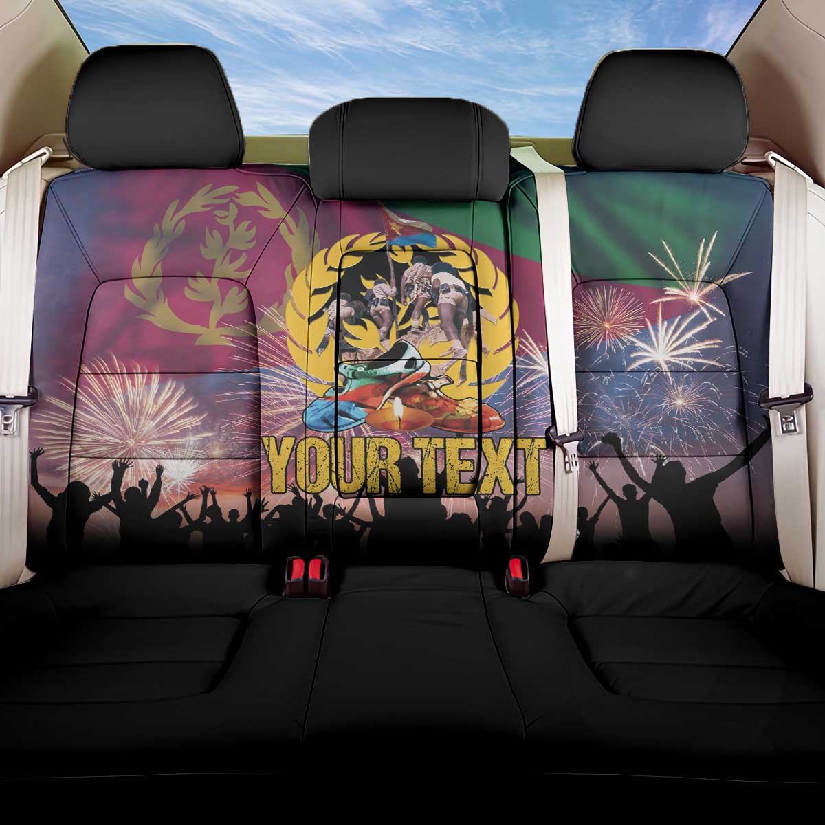 Personalized Eritrea Martyrs Day Back Car Seat Cover Eternal Glory To Our Martyrs