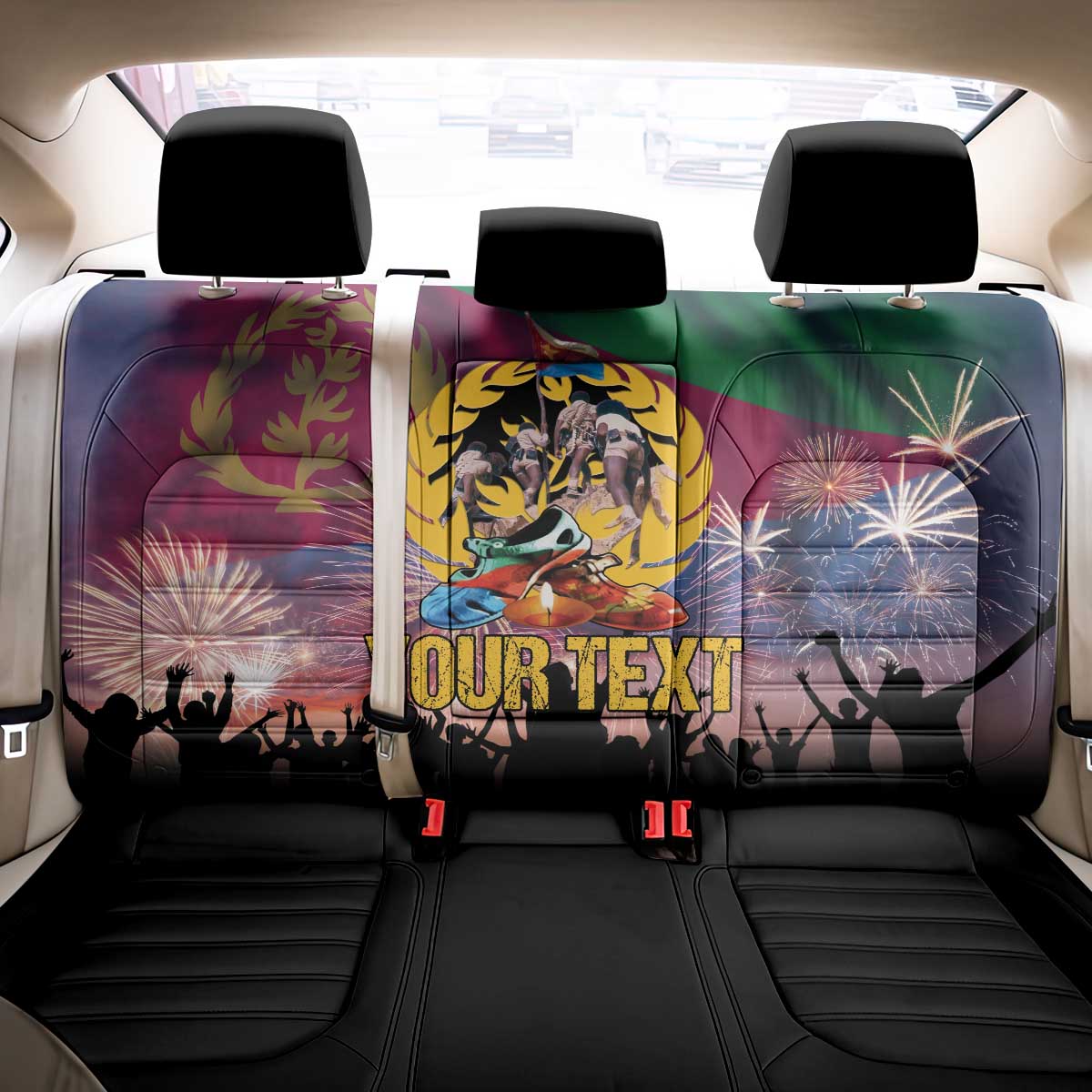 Personalized Eritrea Martyrs Day Back Car Seat Cover Eternal Glory To Our Martyrs