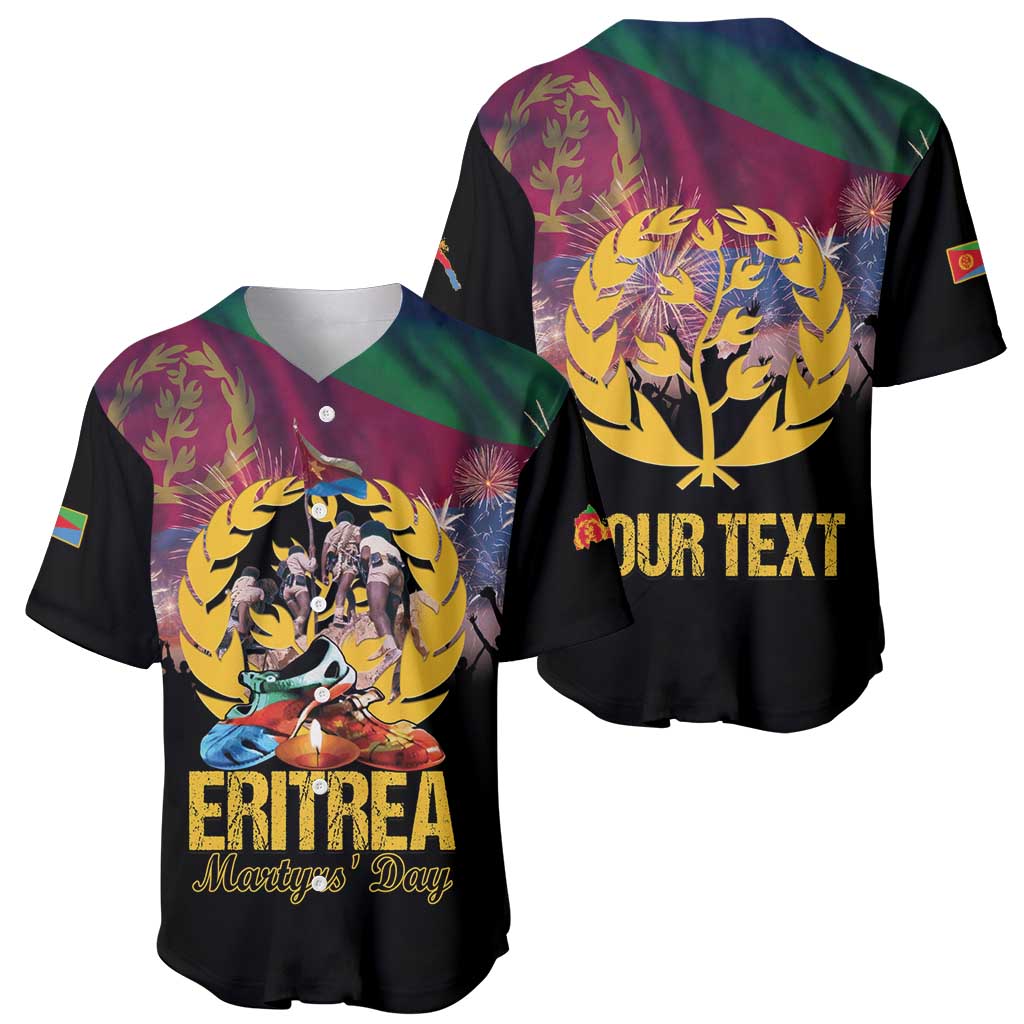 Personalized Eritrea Martyrs Day Baseball Jersey Eternal Glory To Our Martyrs