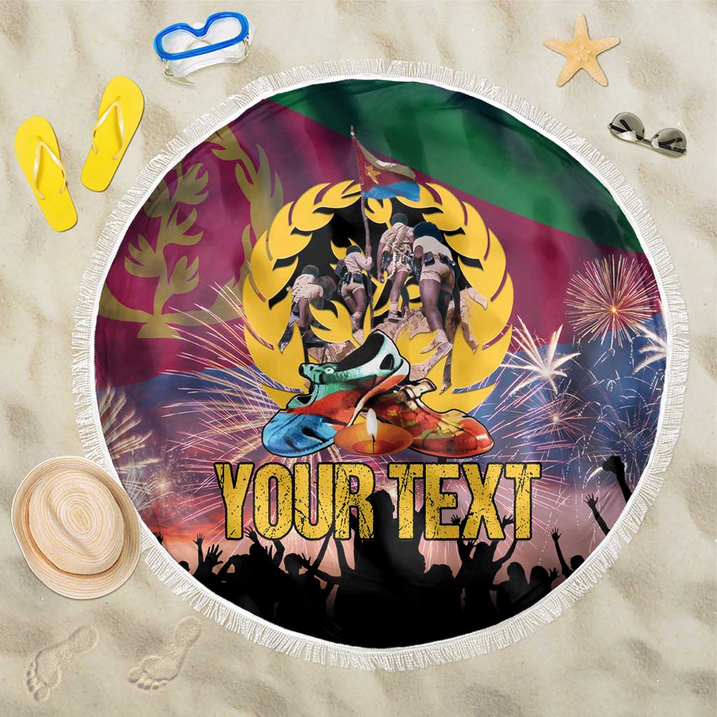 Personalized Eritrea Martyrs Day Beach Blanket Eternal Glory To Our Martyrs