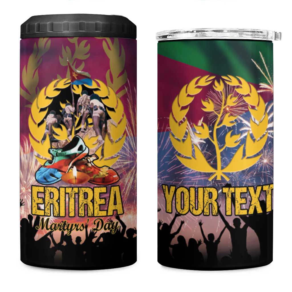 Personalized Eritrea Martyrs Day 4 in 1 Can Cooler Tumbler Eternal Glory To Our Martyrs
