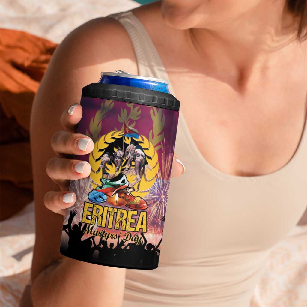 Personalized Eritrea Martyrs Day 4 in 1 Can Cooler Tumbler Eternal Glory To Our Martyrs