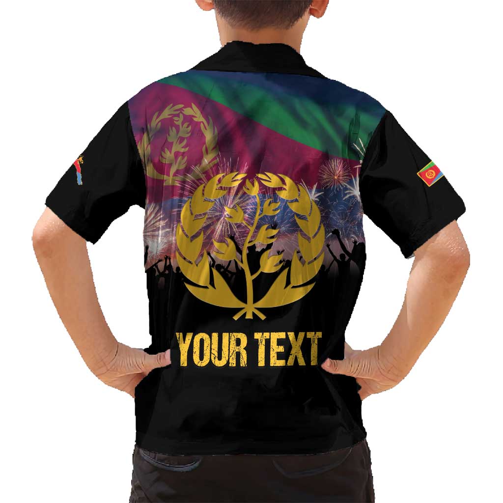 Personalized Eritrea Martyrs Day Family Matching Long Sleeve Bodycon Dress and Hawaiian Shirt Eternal Glory To Our Martyrs