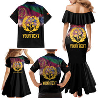 Personalized Eritrea Martyrs Day Family Matching Mermaid Dress and Hawaiian Shirt Eternal Glory To Our Martyrs