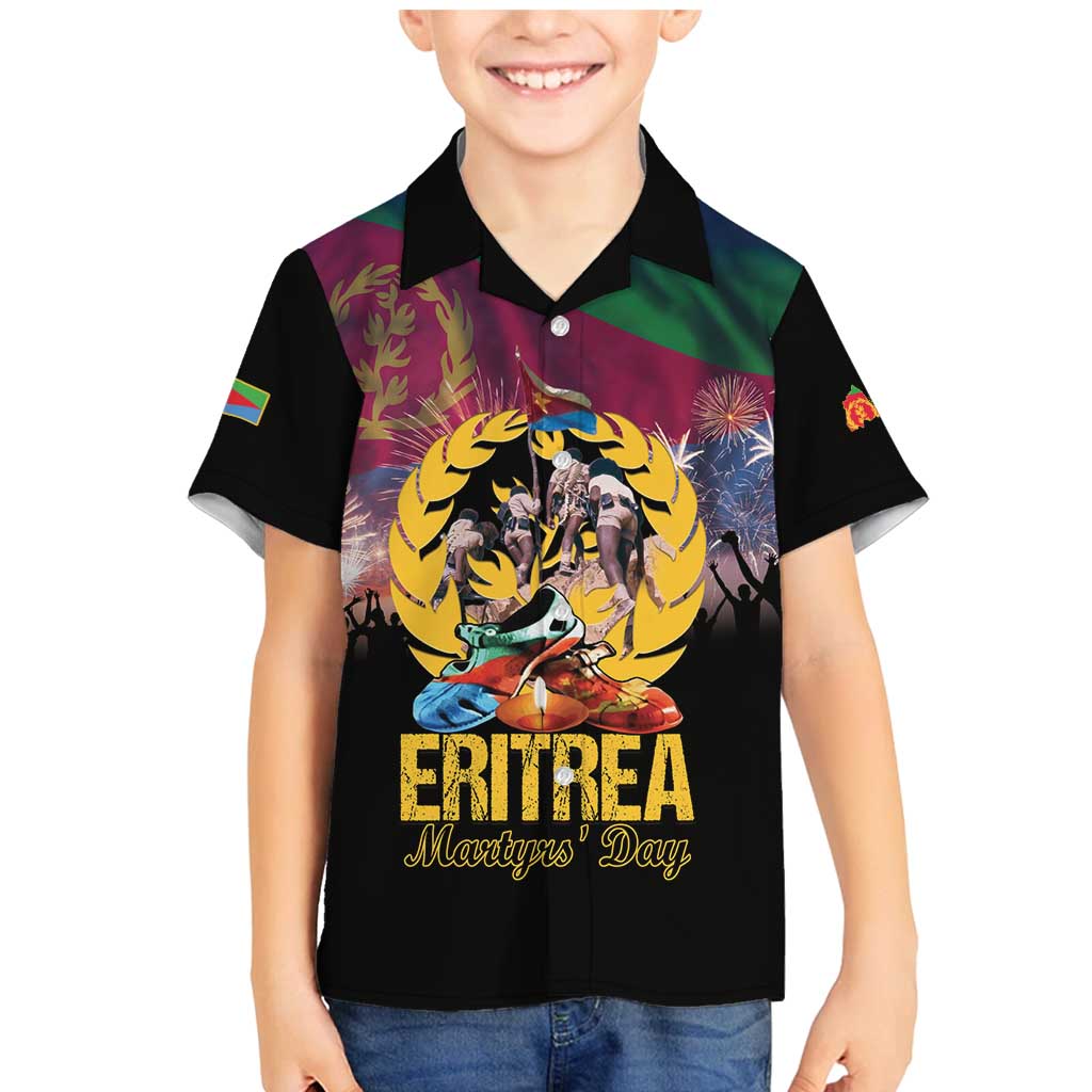 Personalized Eritrea Martyrs Day Family Matching Mermaid Dress and Hawaiian Shirt Eternal Glory To Our Martyrs