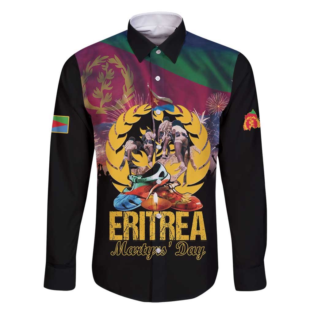 Personalized Eritrea Martyrs Day Family Matching Off Shoulder Maxi Dress and Hawaiian Shirt Eternal Glory To Our Martyrs