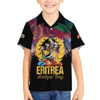Personalized Eritrea Martyrs Day Family Matching Off Shoulder Short Dress and Hawaiian Shirt Eternal Glory To Our Martyrs