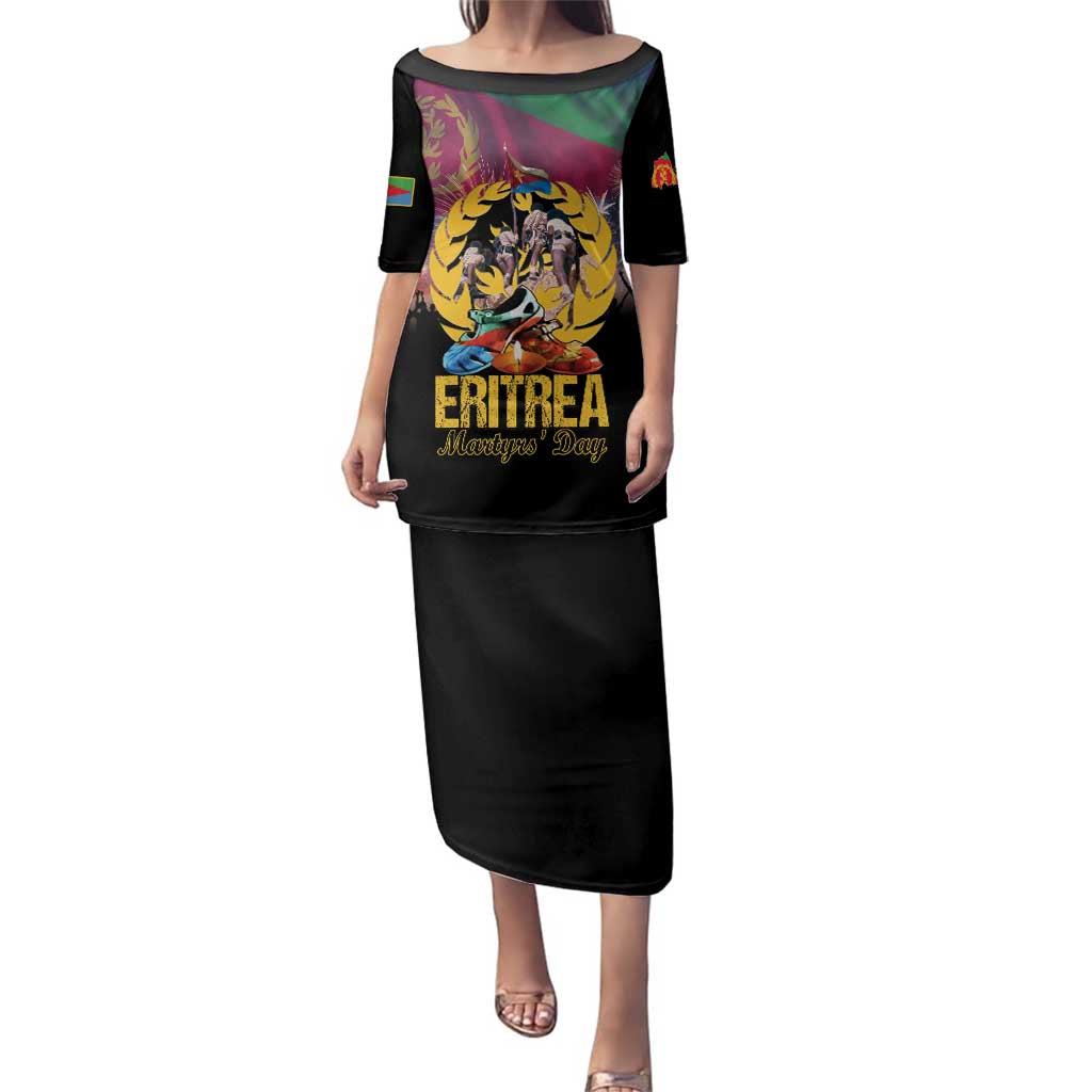 Personalized Eritrea Martyrs Day Family Matching Puletasi and Hawaiian Shirt Eternal Glory To Our Martyrs