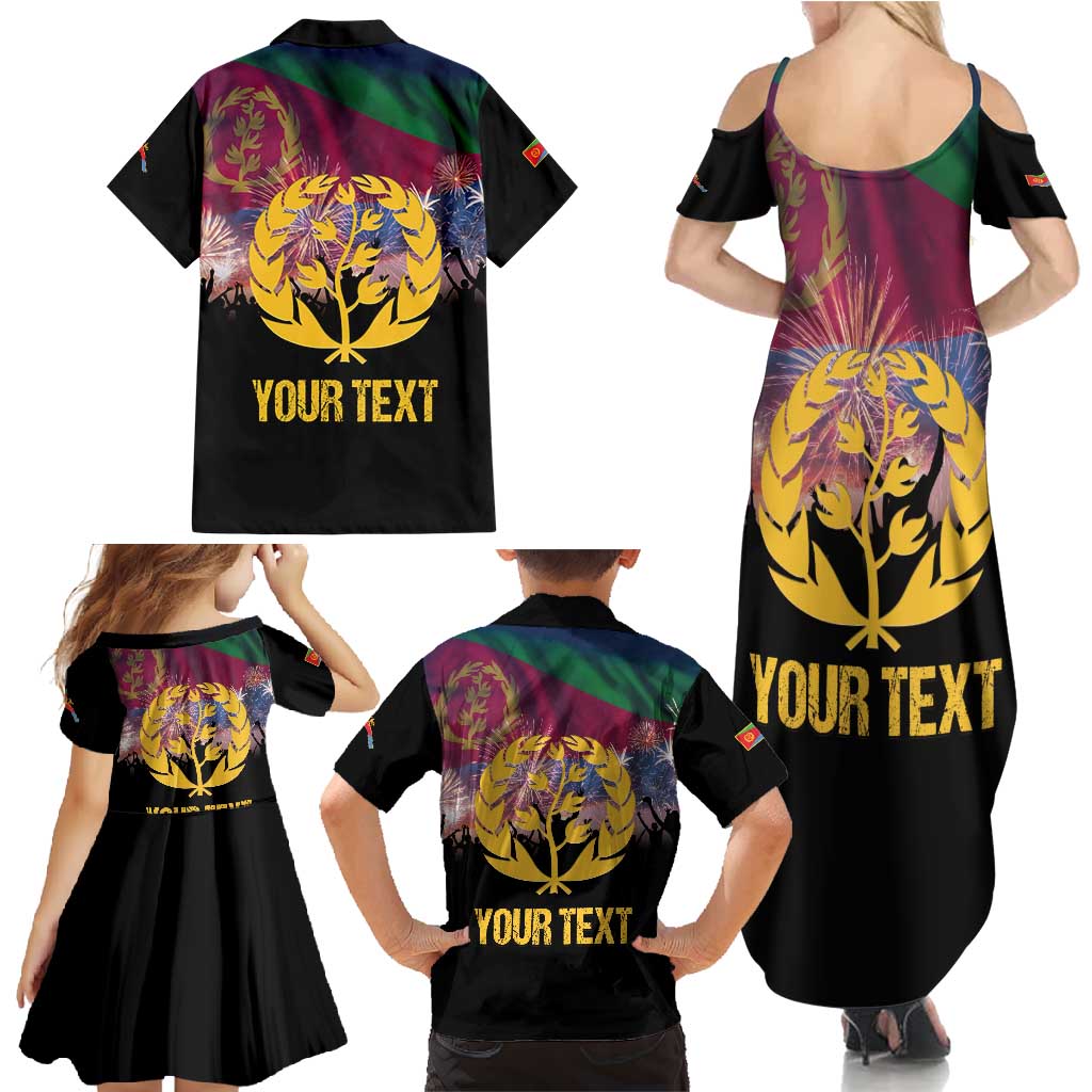 Personalized Eritrea Martyrs Day Family Matching Summer Maxi Dress and Hawaiian Shirt Eternal Glory To Our Martyrs