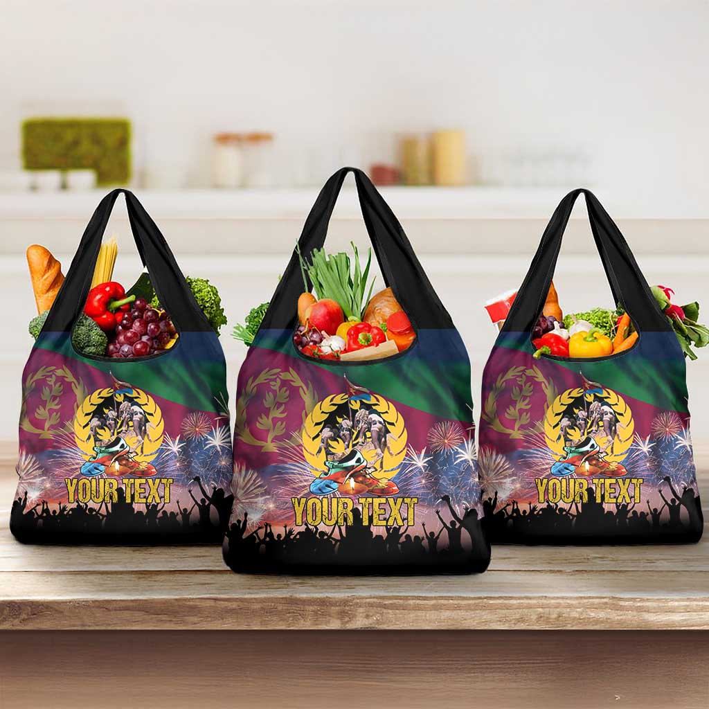 Personalized Eritrea Martyrs Day Grocery Bag Eternal Glory To Our Martyrs
