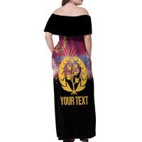 Personalized Eritrea Martyrs Day Off Shoulder Maxi Dress Eternal Glory To Our Martyrs