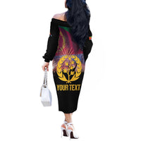 Personalized Eritrea Martyrs Day Off The Shoulder Long Sleeve Dress Eternal Glory To Our Martyrs