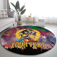 Personalized Eritrea Martyrs Day Round Carpet Eternal Glory To Our Martyrs