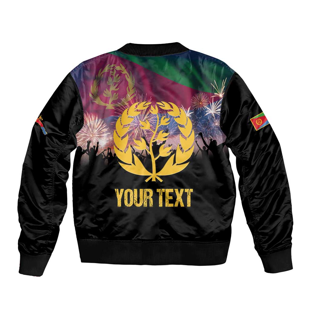 Personalized Eritrea Martyrs Day Sleeve Zip Bomber Jacket Eternal Glory To Our Martyrs