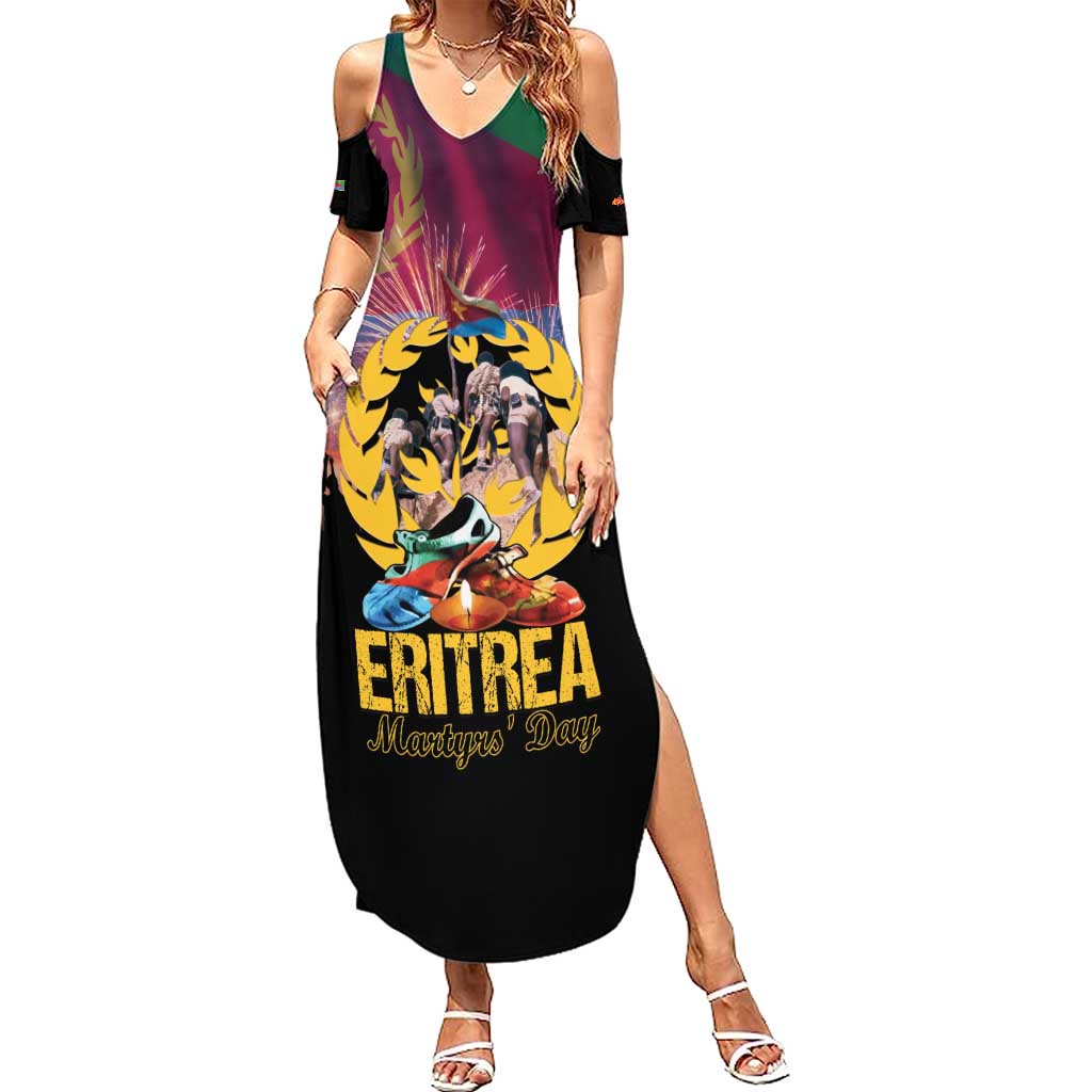 Personalized Eritrea Martyrs Day Summer Maxi Dress Eternal Glory To Our Martyrs