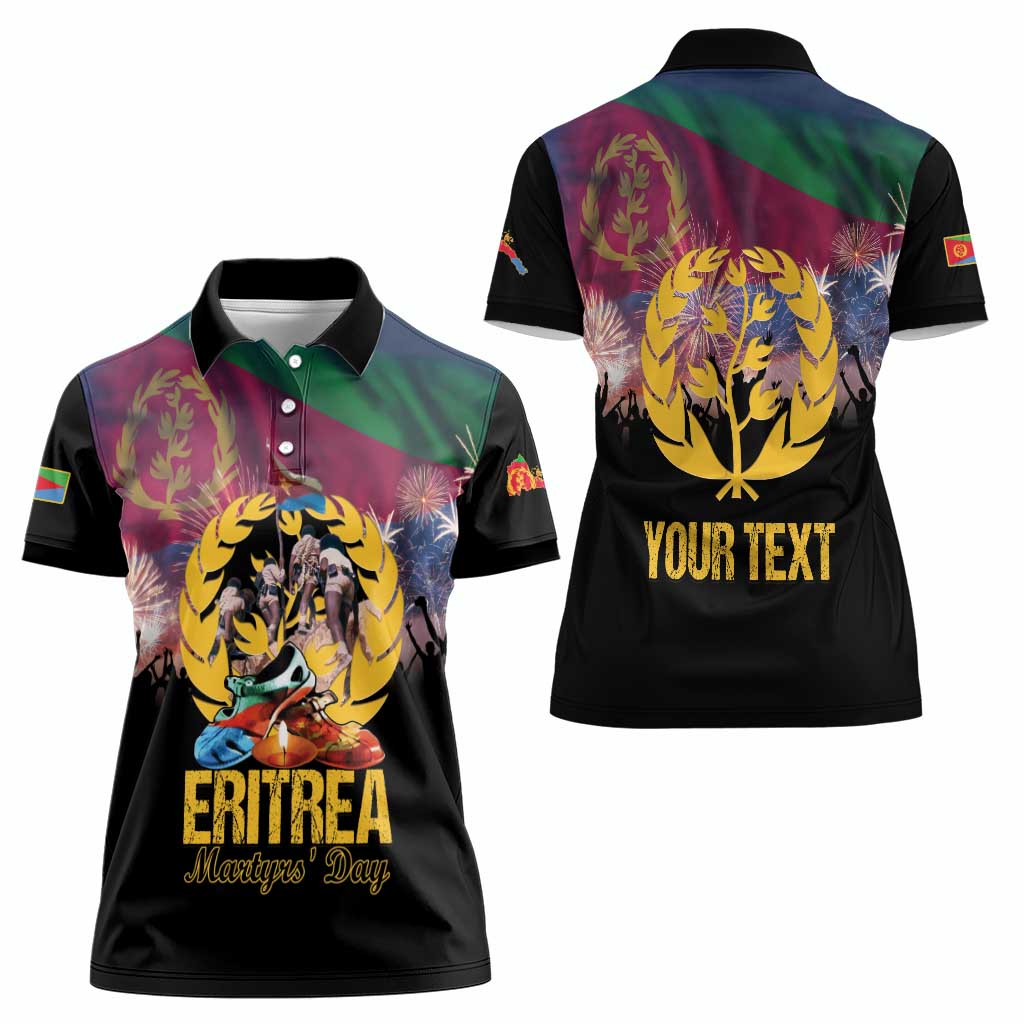 Personalized Eritrea Martyrs Day Women Polo Shirt Eternal Glory To Our Martyrs