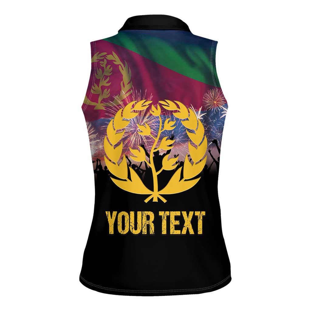 Personalized Eritrea Martyrs Day Women Sleeveless Polo Shirt Eternal Glory To Our Martyrs