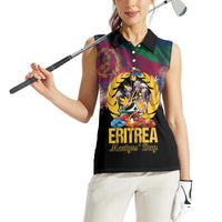 Personalized Eritrea Martyrs Day Women Sleeveless Polo Shirt Eternal Glory To Our Martyrs