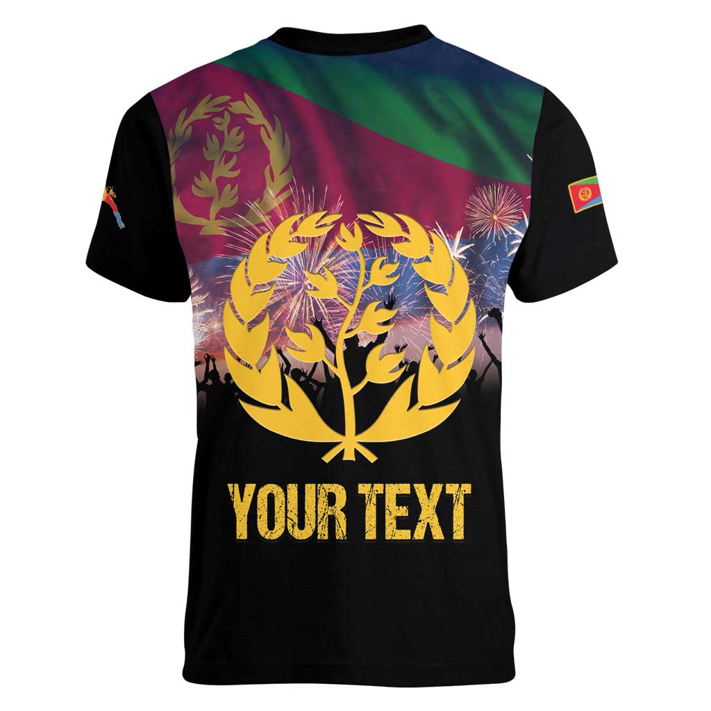 Personalized Eritrea Martyrs Day Women V-Neck T-Shirt Eternal Glory To Our Martyrs