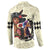 Kentucky Horse Racing Button Sweatshirt Black Derby Lady Cream Roses