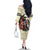 Kentucky Horse Racing Family Matching Off The Shoulder Long Sleeve Dress and Hawaiian Shirt Black Derby Lady Cream Roses
