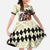 Kentucky Horse Racing Family Matching Off Shoulder Maxi Dress and Hawaiian Shirt Black Derby Lady Cream Roses