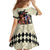 Kentucky Horse Racing Family Matching Off Shoulder Maxi Dress and Hawaiian Shirt Black Derby Lady Cream Roses