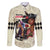 Kentucky Horse Racing Family Matching Summer Maxi Dress and Hawaiian Shirt Black Derby Lady Cream Roses