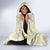 Kentucky Horse Racing Hooded Blanket Black Derby Lady Cream Roses