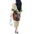 Kentucky Horse Racing Off The Shoulder Long Sleeve Dress Black Derby Lady Cream Roses
