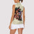 Kentucky Horse Racing Women Sleeveless Polo Shirt Black Derby Lady Cream Roses