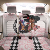 Kentucky Horse Racing Back Car Seat Cover Black Derby Lady Pink Roses