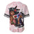 Kentucky Horse Racing Baseball Jersey Black Derby Lady Pink Roses