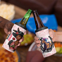 Kentucky Horse Racing 4 in 1 Can Cooler Tumbler Black Derby Lady Pink Roses