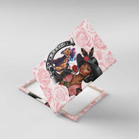 Kentucky Horse Racing Canvas Wall Art Black Derby Lady Pink Roses