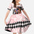 Kentucky Horse Racing Family Matching Off The Shoulder Long Sleeve Dress and Hawaiian Shirt Black Derby Lady Pink Roses