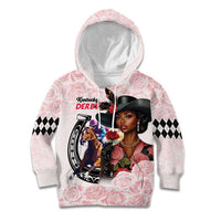 Kentucky Horse Racing Kid Hoodie Black Derby Lady Pink Roses