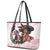 Kentucky Horse Racing Leather Tote Bag Black Derby Lady Pink Roses