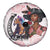 Kentucky Horse Racing Spare Tire Cover Black Derby Lady Pink Roses
