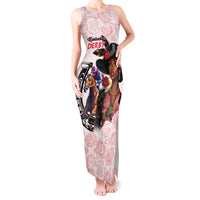 Kentucky Horse Racing Tank Maxi Dress Black Derby Lady Pink Roses