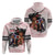 Kentucky Horse Racing Zip Hoodie Black Derby Lady Pink Roses