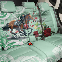 Kentucky Horse Racing Back Car Seat Cover Churchill Downs Derby Mint Julep Cocktail