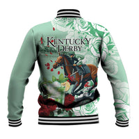 Kentucky Horse Racing Baseball Jacket Churchill Downs Derby Mint Julep Cocktail