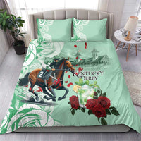 Kentucky Horse Racing Bedding Set Churchill Downs Derby Mint Julep Cocktail