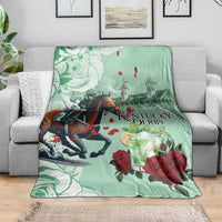 Kentucky Horse Racing Blanket Churchill Downs Derby Mint Julep Cocktail