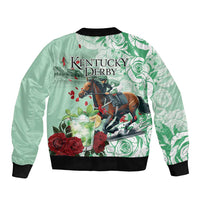 Kentucky Horse Racing Bomber Jacket Churchill Downs Derby Mint Julep Cocktail