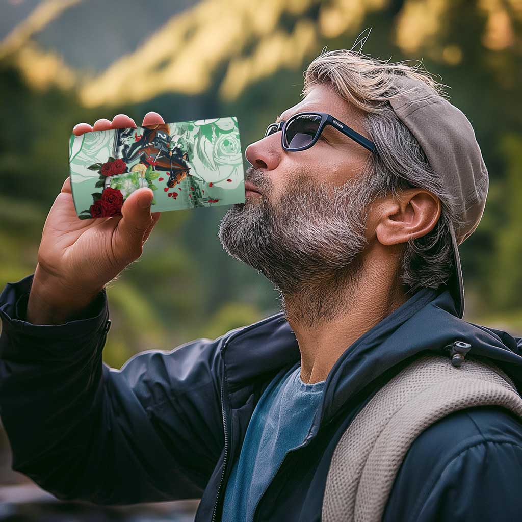 Kentucky Horse Racing 4 in 1 Can Cooler Tumbler Churchill Downs Derby Mint Julep Cocktail